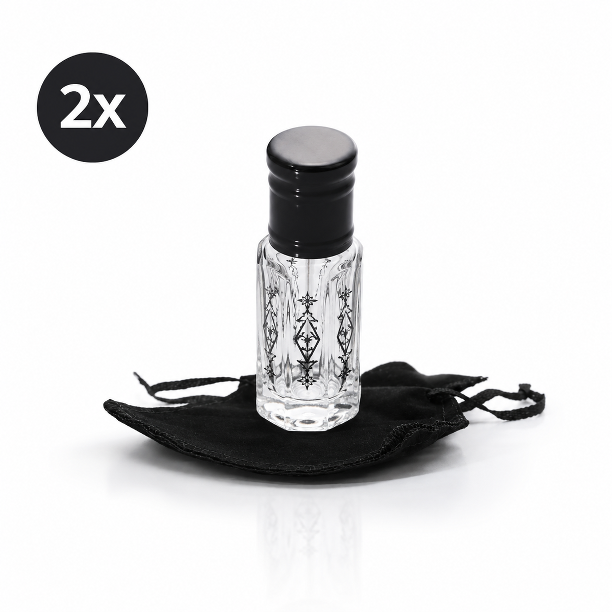 set of Two Modern White Musk